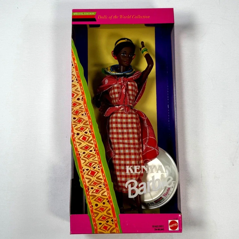 1993 Kenyan Barbie Dolls of the World Collection Special Edition Mattel 11181